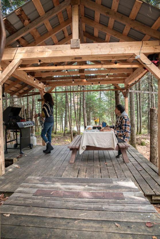 Вілла Aux Tipis De La Riviere Sauvage Saint Romain Екстер'єр фото